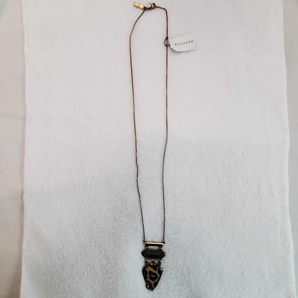 Silpada Bronze Leopard Necklace